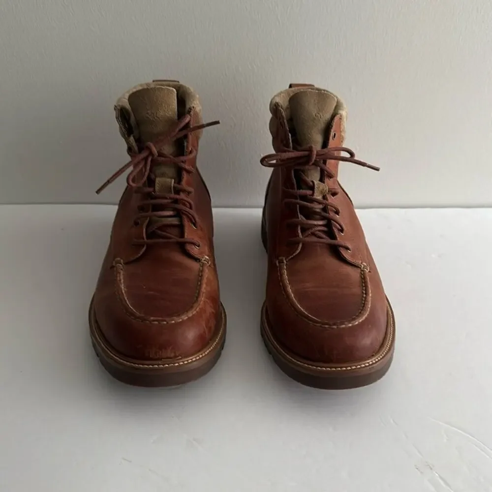 Cole Haan Grantland Lace Up Dress Waterproof Winter Boots Outdoor Ankle